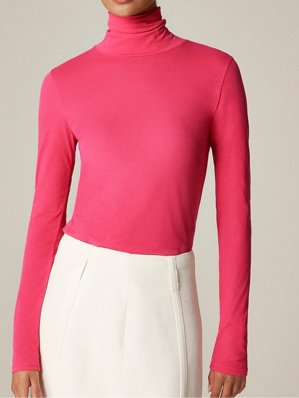 J. Crew Feather Jersey Turtleneck - NWT